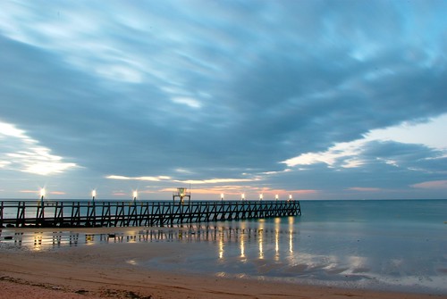 wood blue sunset sea mer beach pier sand tide sable bleu lumiere normandie normandy plage quai channel manche bois coucherdesoleil jetée estacade marée