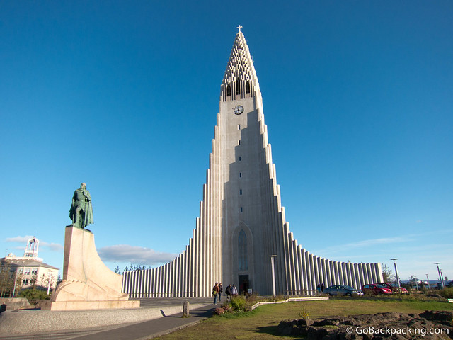 Hallgrímskirkja, the largest church in Iceland