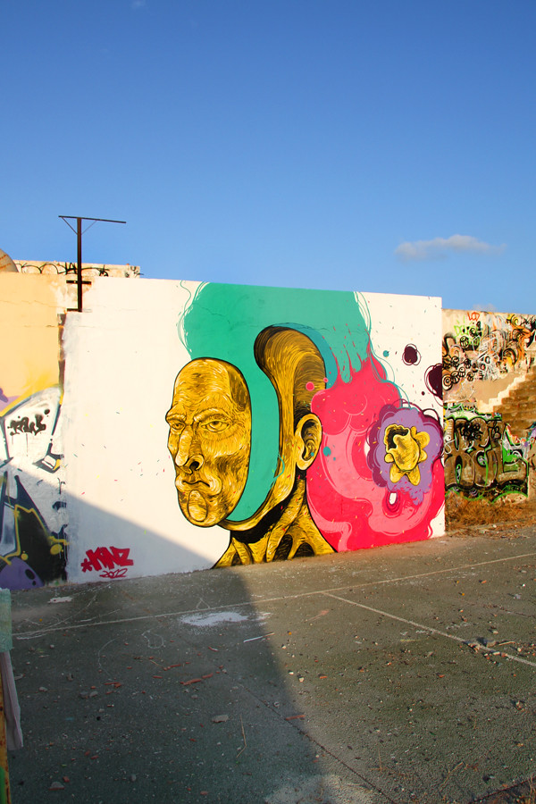 Mural Cala Tarida, Ibiza - Bloop Festival 2012