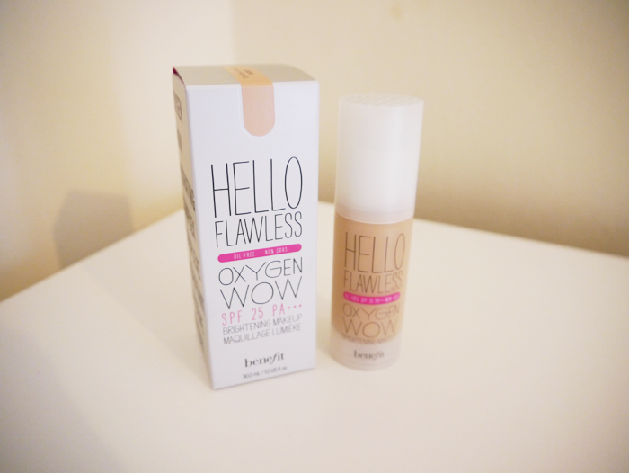 benefit hello flawless oxygen wow foundation ivory 6