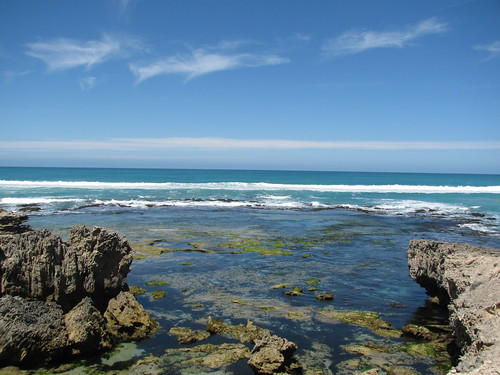 beach south australia cliffs southend