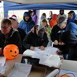 Despite the weather, several drivers took advantage of the early registration period on Friday afternoon