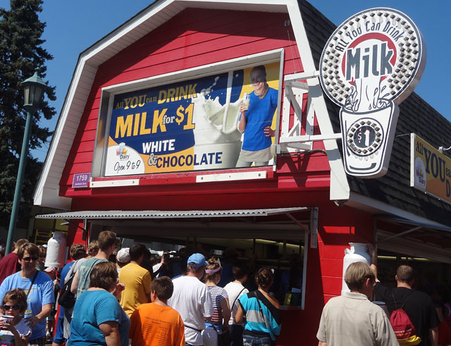 all-you-can-drink-milk minnesota state fair food