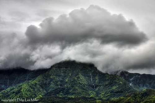 nature clouds landscape hawaii waterfalls kauai hdr cloudscapes hanaleibay volcanicslopes d7000