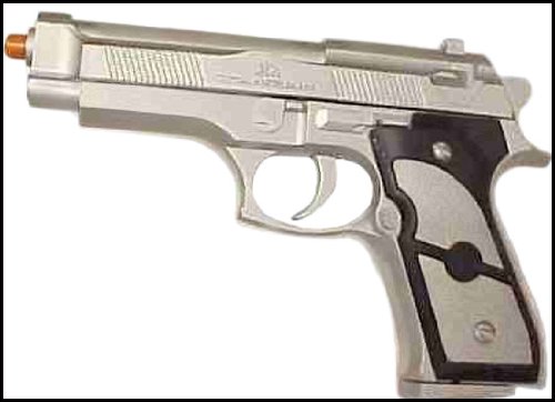 Ak887 9mm Silver Airsoft Pellet Gun