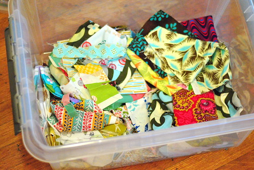 Organizing Fabric Scraps