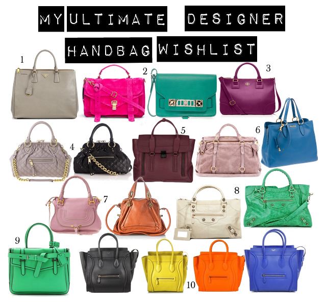 My Ultimate Designer Handbag Wishlist