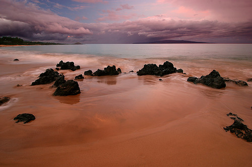 usa beach sunrise hawaii maui kihei