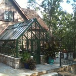Custom built abutting greenhouse