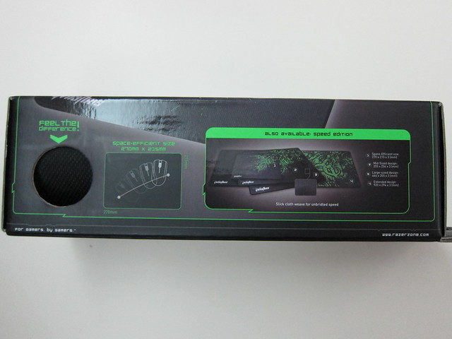 Razer Goliathus Control Edition Mouse Pad - Box Side 1