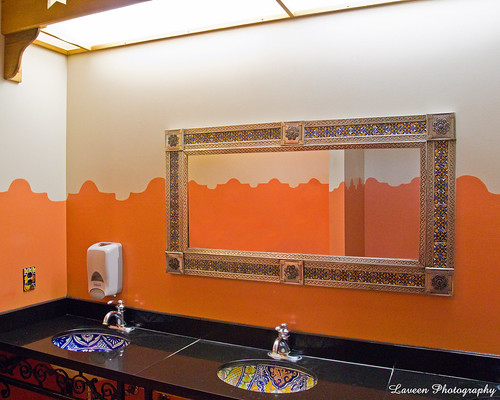 arizona tile bathroom hotel mirror az historic winslow laposada harveyhotel
