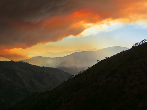 sky orange nature canon landscape outdoors fire losangeles hiking socal southerncalifornia labordayweekend wildfire sangabrielmountains angelesnationalforest pinemountain fishcreek williamsfire sheepmountainwilderness prairiefork sx260