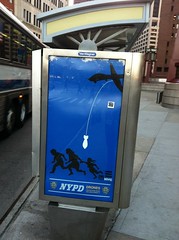 #ows culturejamming #NYPD #drones Protection when you least expect it #s17 #s17nyc
