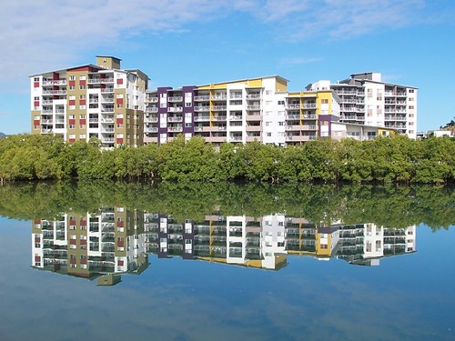 reflection water apartments colourful mangroves townsville units rosscreek vogonpoetry honeycombes urbanquarter hanranpark