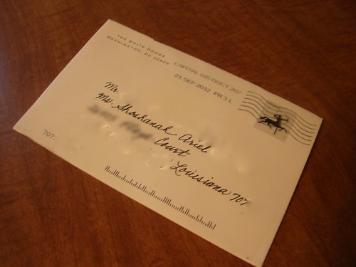 Mail from the White House