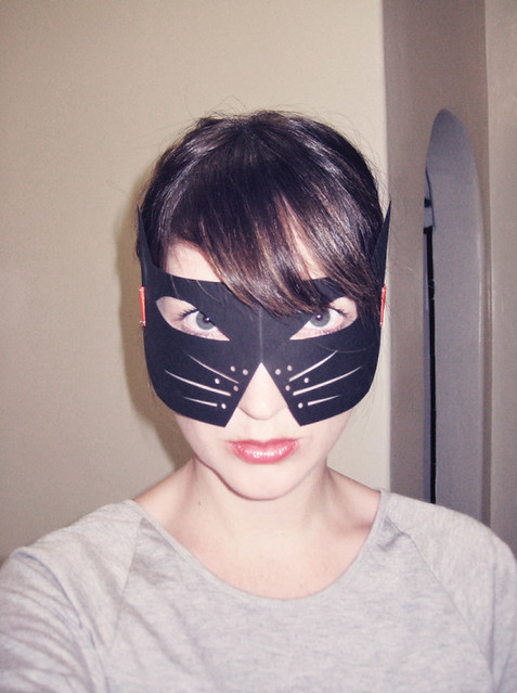 mer mag: Halloween Flashback: Black Cat Paper Mask Template