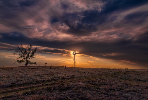 sunset sky nature windmill skyscape colorado weld co rays prairie beams pawnee aermotor clff imageblending 2012a