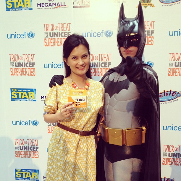 Kicked off @unicefphils Trick or Treat boxes! Now kids can help other kids. Get your #tot4unicef kids from your schools.