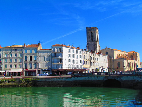 old france port french town view harbour basin larochelle picturesque charente attractions vieux rochelle charentemaritime