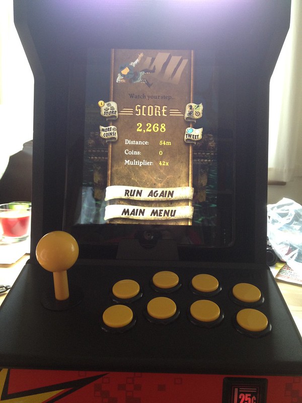 iCade modded with Sanwa parts