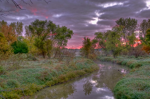 trees nature water clouds creek sunrise reflections river pentax k5