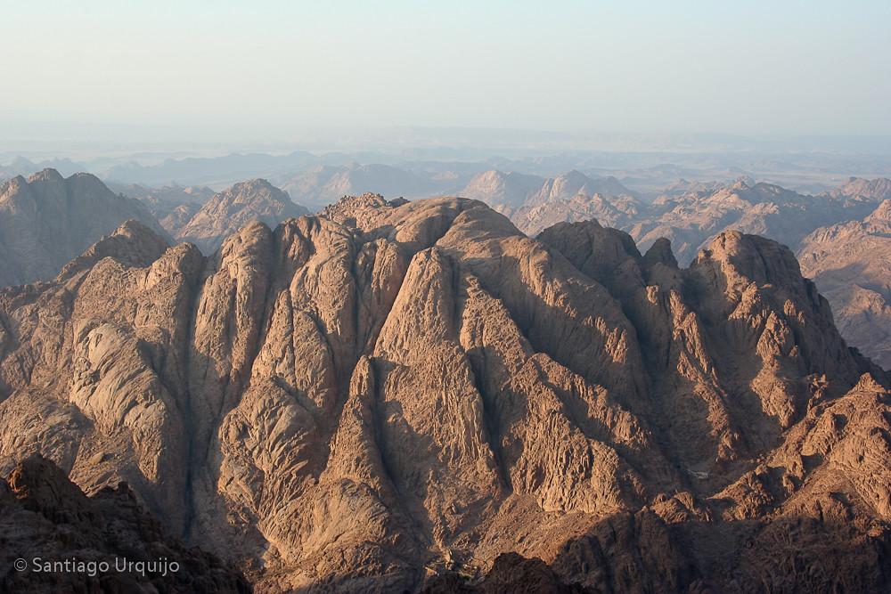 View from the summit of Mount Sinai