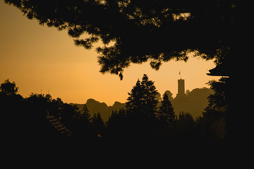 sky sun tower castle sunrise gold himmel sonnenaufgang bielefeld sparrenburg botanischergarten