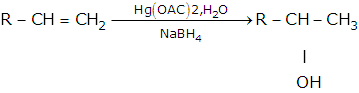 From Oxy-Mercuration DeMercuration of alkene