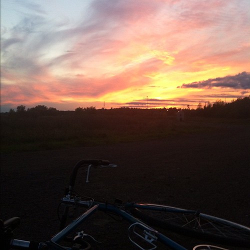 sunset square newbrunswick biking moncton redsky mcgill iphoneography