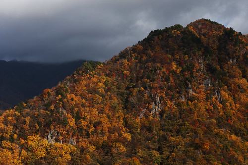 autumn mountain fall leaves japan landscape japanese scenery colours 紅葉 nagano