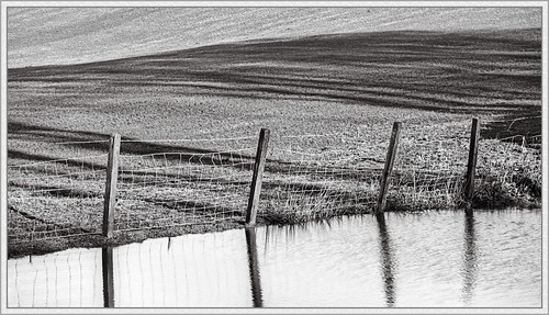light people blackandwhite sunlight art nature water lines weather composite manipulated fence landscape puddle photography scotland wire warm shadows emotion space gimp places calm diagonal equipment filter numbers stark toned optimism platinum contrasts minimalist tranquil stacked contentment lightanddark existentialist dumfriesandgalloway uplifting digikam digitalsketch metalwood newtonstewart landwater shapeandform rawconversion enfuse darktable photivo abstractqualities mankindnature separationdivision digitallowpass