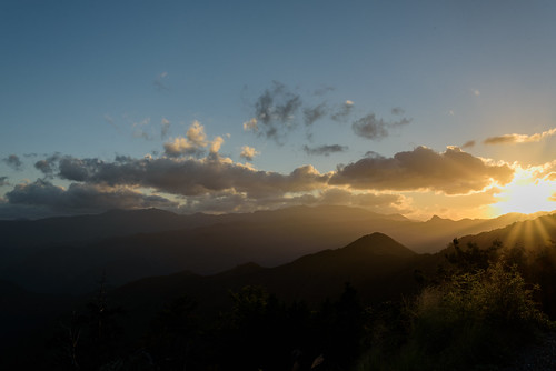 吉野郡 奈良県 japan mountain sunset 夕景 山 大台ケ原