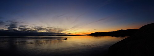 sunset panorama colors norway boat norge fuji calm finepix fujifilm kristiansand x10