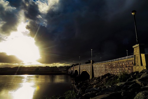 sunset sky clouds andrewlincolnphotographer berkley bridge dighton massachusetts river