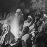 (animated stereo) Bedouin (?) camp, Sinai (circa 1920)