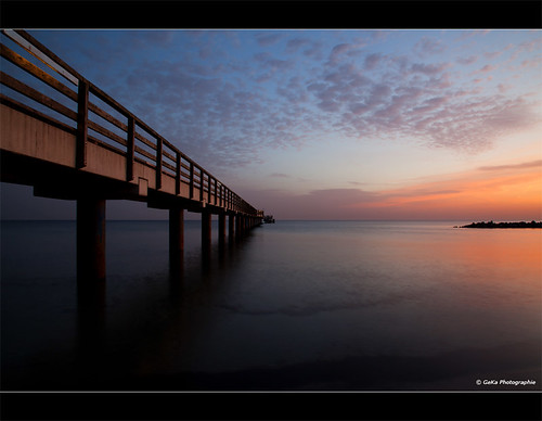 strand deutschland sonnenaufgang ostsee morgen schleswigholstein schönbergerstrand seebrücke blauestunde gekaphoto