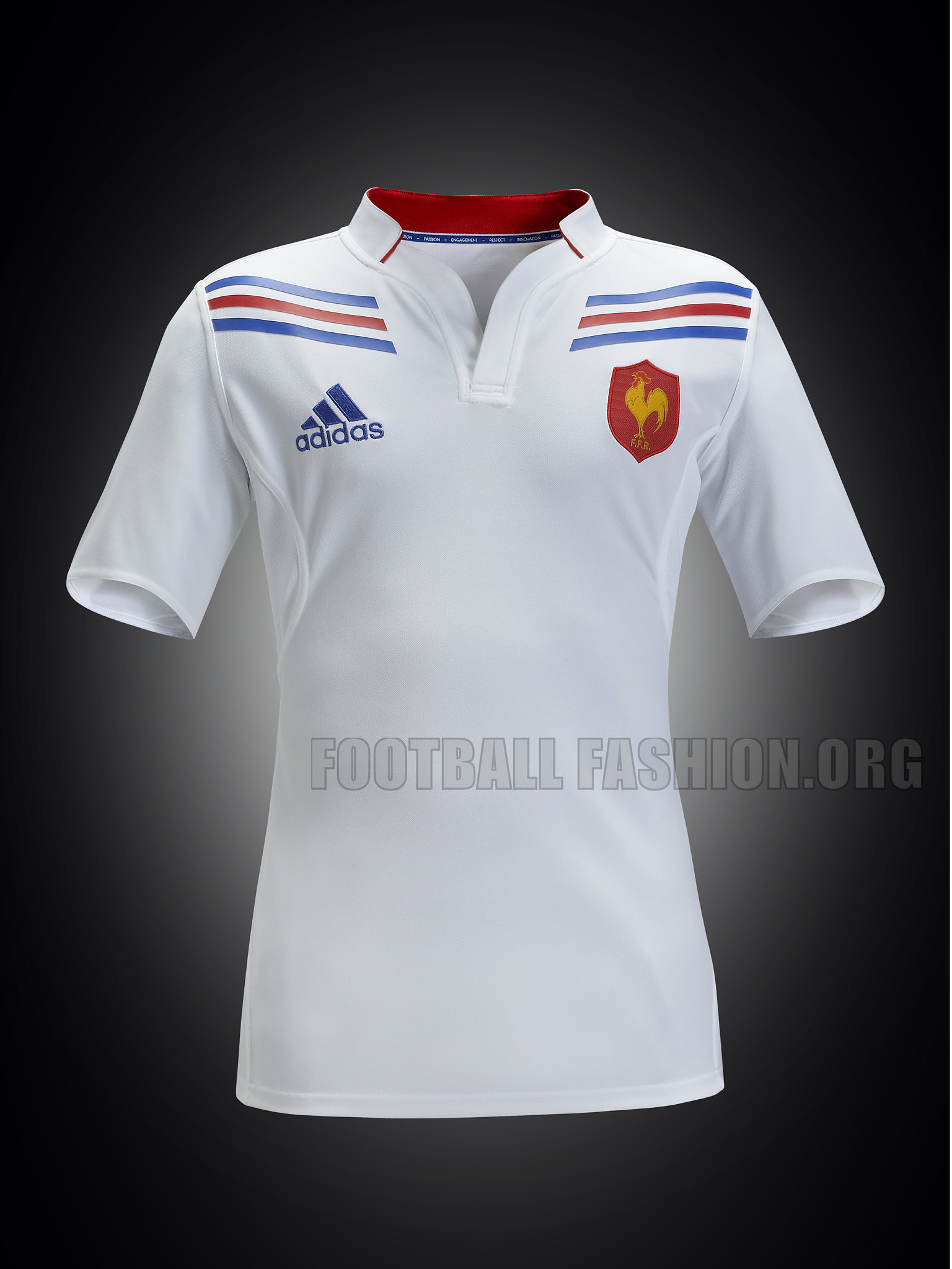 France adidas 2012/13 Rugby Alternate Jersey | FOOTBALL FASHION.ORG