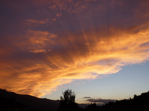 light sunset sky mountain clouds tramonto nuvole veil cielo montagna velo luce valtellina teglio