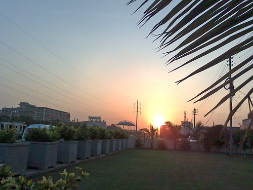 pakistan sunset editorial karachi korangi ©batoolnasir