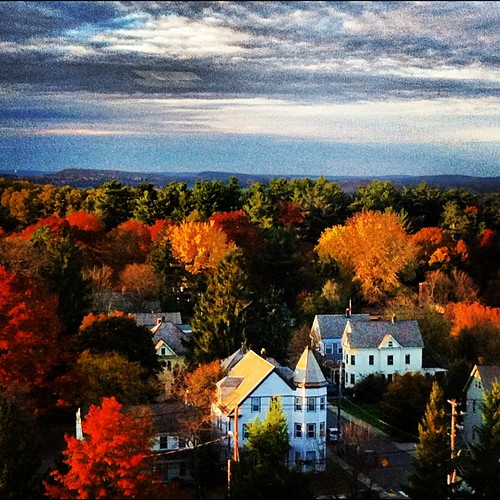 street city autumn trees sky mountain mountains color tree fall leaves burlington square leaf vermont lofi squareformat vt iphoneography instagramapp uploaded:by=instagram