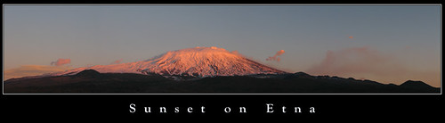 sunset volcano panoramic sicily etna