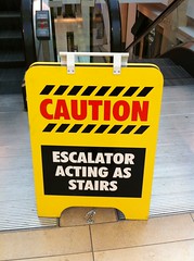 A performing escalator! What else does it act as?
