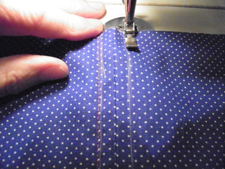 Second side stitching