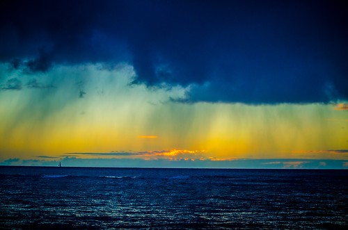 sunset rain hawaii oahu