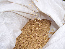 Wheat in a sack
