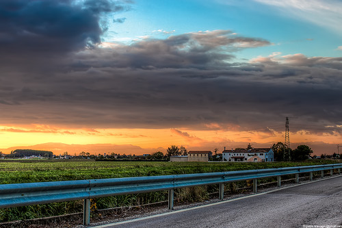 sunset field canon eos tramonto hdr campi noventa 600d