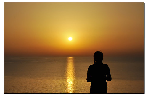 sunset sea woman donna tramonto mare ghostbuster mfcc gigi49
