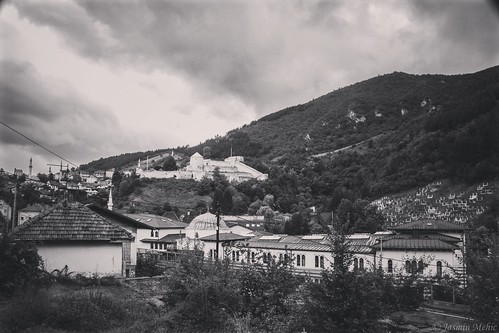 travnik oldtown starigrad bosnaihercegovina blackandwhite black white