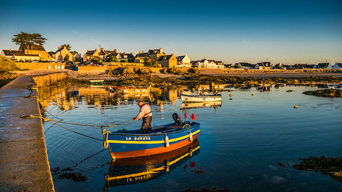gavres bretagne pêche fish fishing bateau boat sea seaside sunrise france coast miroir miror landscape brittany