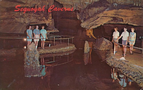 vintage postcard alabama caverns sequoyah valleyhead